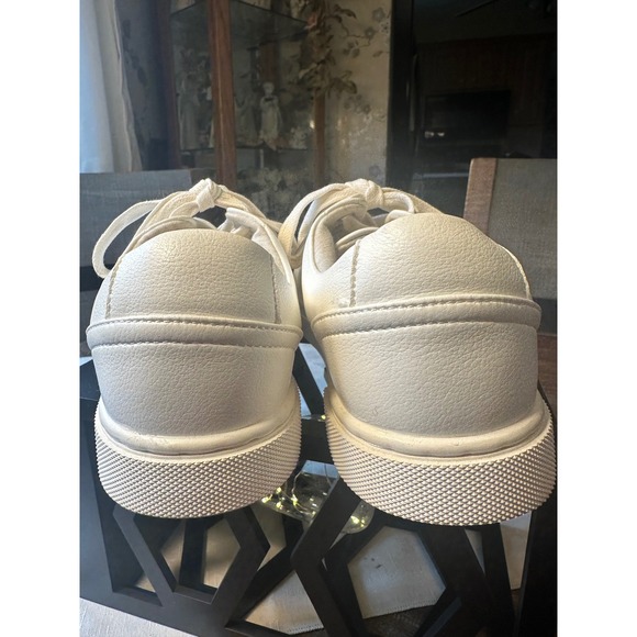 Joie Harvard White Synthetic Leather Lace Up Sneakers Women's Size 7.5M - Picture 4 of 9